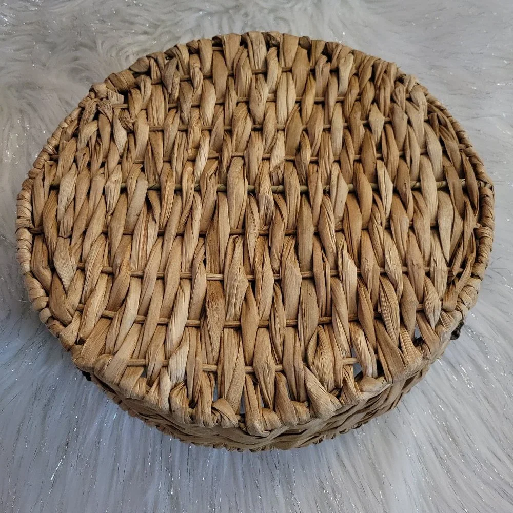 Circle Wicker Basket